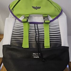 Green and Black Loungefly Backpack